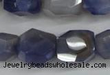 CNG689 15.5 inches 15*18mm - 18*20mm faceted nuggets agate beads
