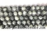 CNG9069 15.5 inches 10mm faceted nuggets eagle eye jasper gemstone beads