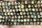 CNI401 15.5 inches 6mm round blue impression jasper beads