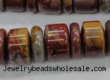 CNJ31 15.5 inches 6*18mm & 12*18mm rondelle noreena jasper beads
