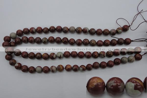 CNJ68 15.5 inches 10mm round noreena jasper beads wholesale