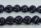 CNL932 15.5 inches 12*12mm heart natural lapis lazuli gemstone beads