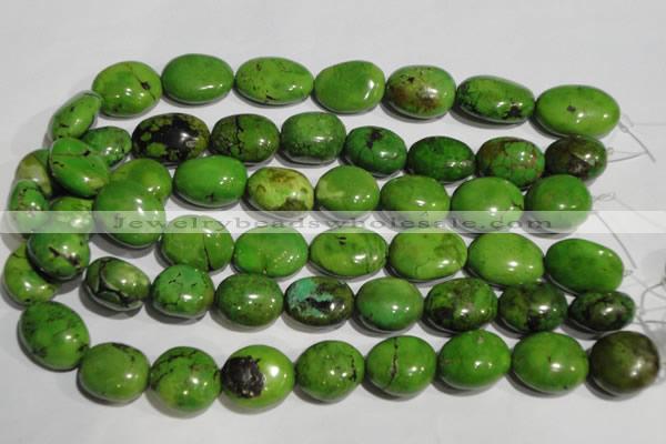 CNT256 15.5 inches 18*23mm nuggets natural turquoise beads wholesale