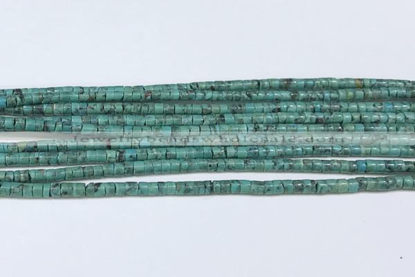 CNT527 15.5 inches 3mm - 3.5mm heishi turquoise gemstone beads