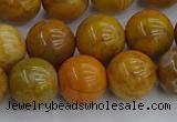COJ603 15.5 inches 10mm round orpiment jasper beads wholesale