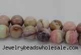 COP1251 15.5 inches 6mm round natural pink opal gemstone beads