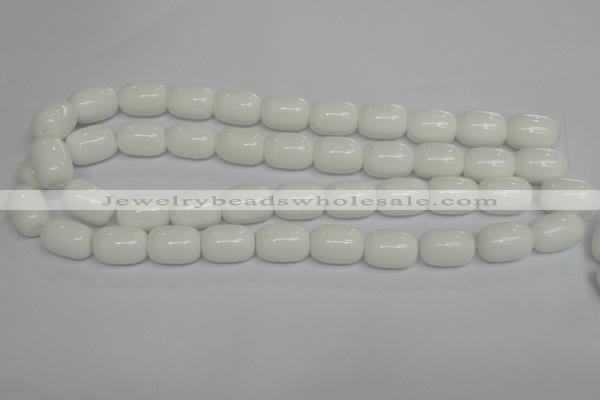 CPB15 15.5 inches 15*20mm drum white porcelain beads wholesale