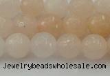 CPI211 15.5 inches 6mm faceted round pink aventurine jade beads