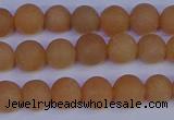 CPI302 15.5 inches 8mm round matte red aventurine beads wholesale