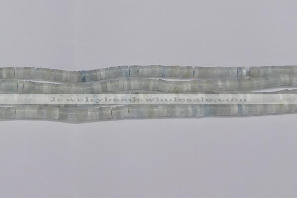 CRB1000 15.5 inches 2*4mm heishi aquamarine beads wholesale