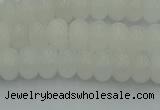 CRB2810 15.5 inches 4*6mm rondelle white jade beads wholesale
