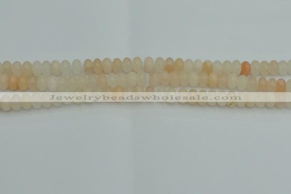 CRB2815 15.5 inches 4*6mm rondelle pink aventurine beads