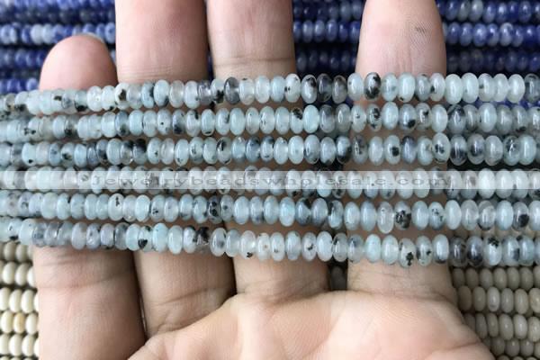 CRB4012 15.5 inches 2.5*4.5mm rondelle sesame jasper beads wholesale
