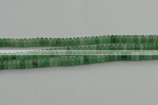 CRB426 15.5 inches 5*8mm rondelle green aventurine beads