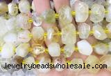CRBS01 15 inches 12*16mm - 13*18mm faceted nuggets citrine beads
