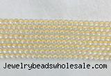 CRBS05 15 inches 4mm round citrine gemstone beads wholesale