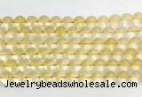 CRBS08 15 inches 10mm round citrine gemstone beads wholesale