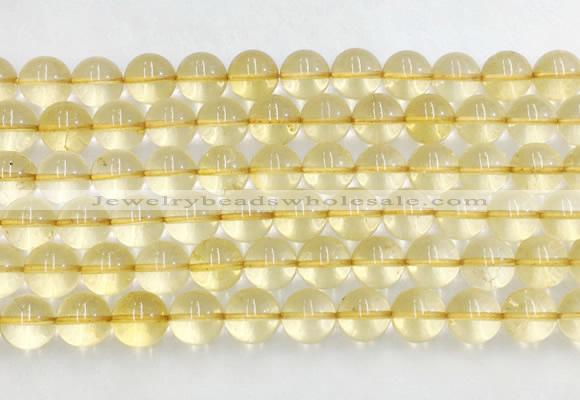 CRBS09 15 inches 12mm round citrine gemstone beads wholesale