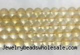 CRBS11 15 inches 16mm round citrine gemstone beads wholesale