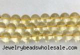CRBS12 15 inches 18mm round citrine gemstone beads wholesale