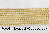 CRBS15 15 inches 4mm faceted round citrine beads wholesale