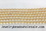 CRBS16 15 inches 6mm faceted round citrine beads wholesale