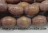 CRC67 15.5 inches 13*18mm rice rhodochrosite gemstone beads