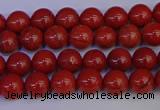 CRE310 15.5 inches 4mm round red jasper beads wholesale