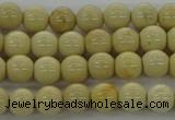 CRI201 15.5 inches 6mm round riverstone beads wholesale