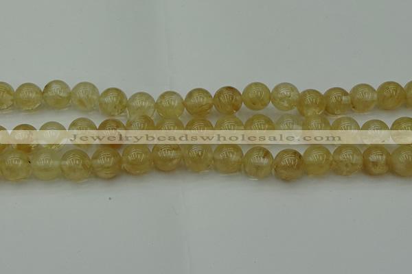 CRO1024 15.5 inches 12mm round yellow watermelon quartz beads