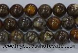 CRO1171 15.5 inches 6mm round fire lace opal gemstone beads