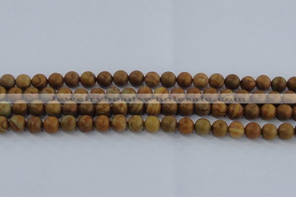 CRO553 15.5 inches 8mm round grain stone beads wholesale