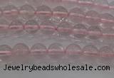 CRQ120 15.5 inches 4mm round natural rose quartz beads wholesale