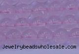 CRQ202 15.5 inches 8mm round Mozambique rose quartz beads