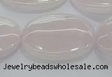CRQ236 15.5 inches 18*25mm oval rose quartz beads wholesale