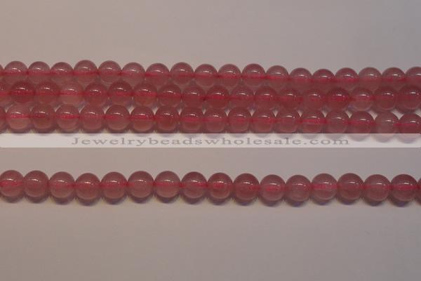 CRQ461 15.5 inche 6mm round AA grade Madagascar rose quartz beads