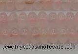CRQ682 15.5 inches 5*8mm rondelle rose quartz beads wholesale