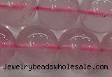 CRQ853 15.5 inches 12mm round natural rose quartz gemstone beads