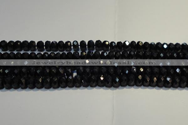 CRZ985 15.5 inches 5*7mm faceted rondelle AA grade sapphire beads