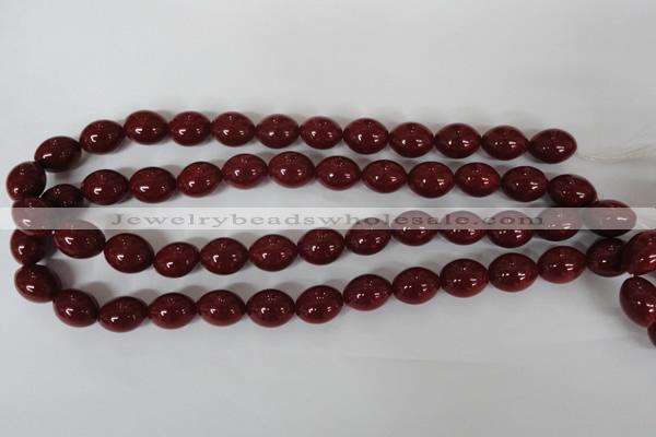 CSB122 15.5 inches 12*15mm rice shell pearl beads wholesale
