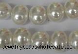 CSB135 15.5 inches 12*15mm – 13*16mm oval shell pearl beads