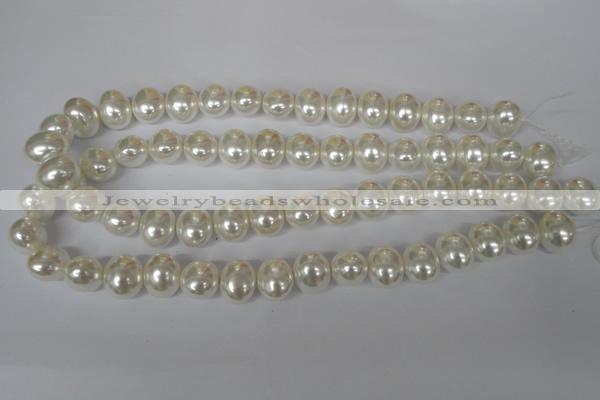 CSB135 15.5 inches 12*15mm – 13*16mm oval shell pearl beads