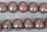CSB138 15.5 inches 12*15mm – 13*16mm oval shell pearl beads