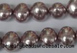 CSB140 15.5 inches 12*15mm – 13*16mm oval shell pearl beads