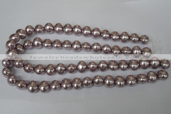 CSB140 15.5 inches 12*15mm – 13*16mm oval shell pearl beads