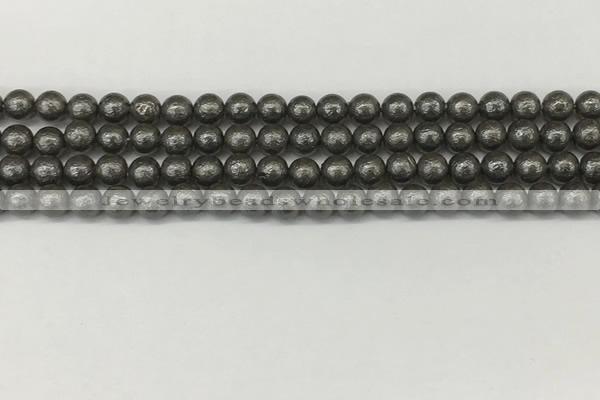 CSB2320 15.5 inches 4mm round wrinkled shell pearl beads wholesale