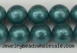 CSB2332 15.5 inches 8mm round wrinkled shell pearl beads wholesale