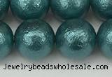 CSB2336 15.5 inches 16mm round wrinkled shell pearl beads wholesale