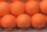 CSB2433 15.5 inches 10mm round matte wrinkled shell pearl beads