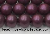 CSB2461 15.5 inches 6mm round matte wrinkled shell pearl beads
